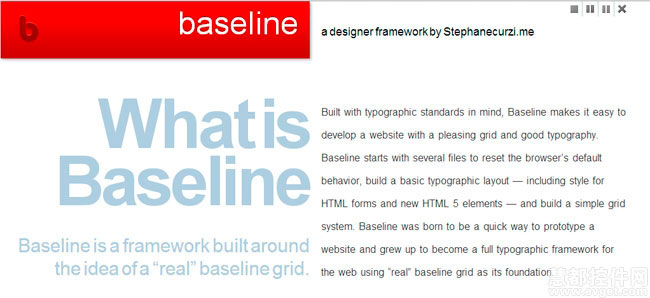 Baseline,CSS框架