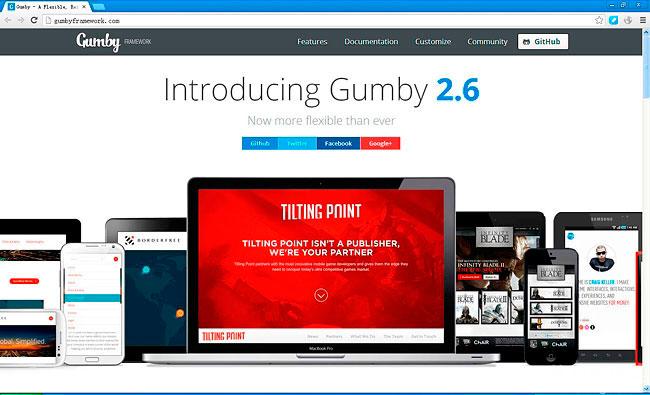 Gumby 2,CSS网格框架
