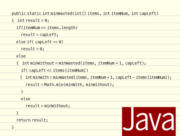 Java code sample