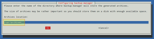 Linux 上使用 backup-manager 进行系统备份