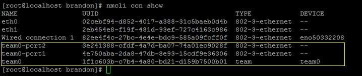 在 Linux 中用 nmcli 命令绑定多块网卡