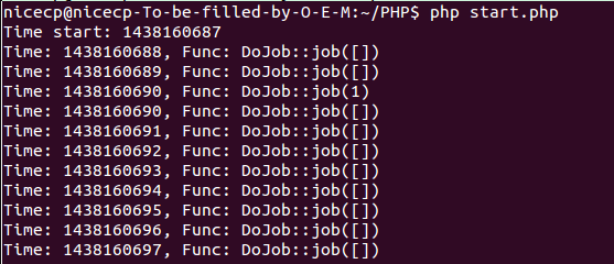 PHP实现定时器任务器