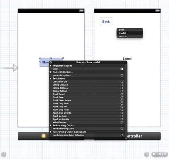 storyboardButtonActionModal