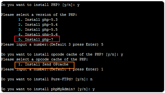 PHP 7一键安装
