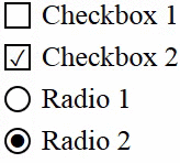 checkbox & radio