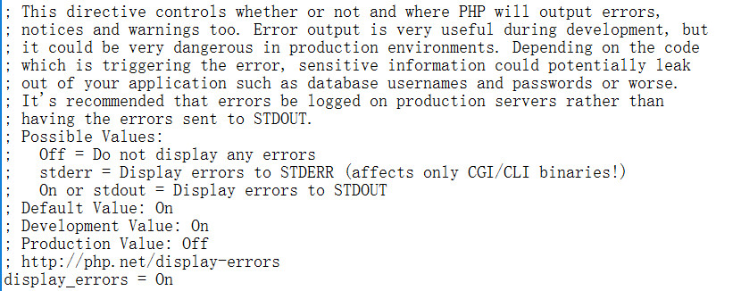 前端学PHP之错误处理