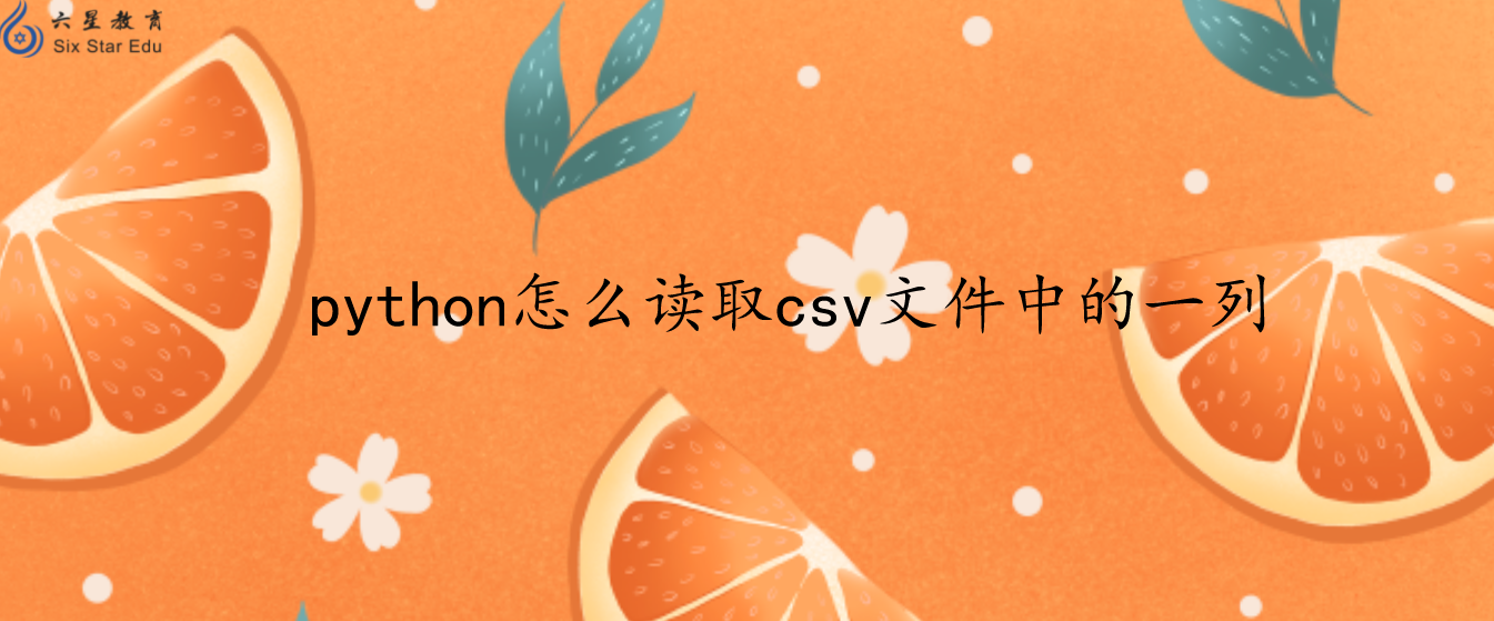 python怎么读取csv文件中的一列