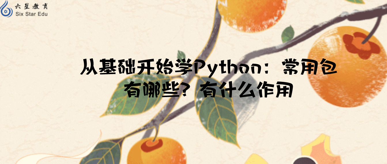 从基础开始学Python：常用包有哪些？有什么作用