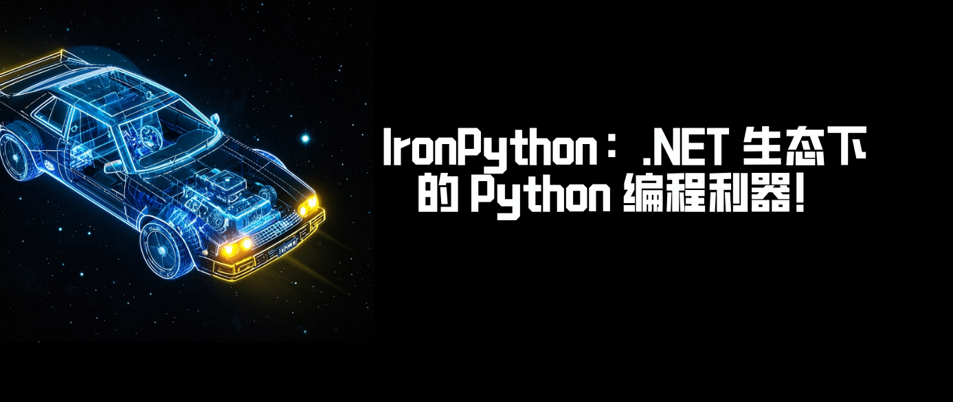 IronPython：.NET 生态下的 Python 编程利器！